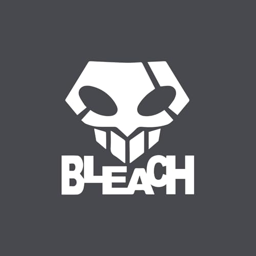 VALKYNEA Aufnäher zum Aufbügeln, DTF, inspiriert von Anime, Fan Art/Bleach, Logo, Totenkopf, hohl 2 / DTF Patch (weiß) von Valkynea