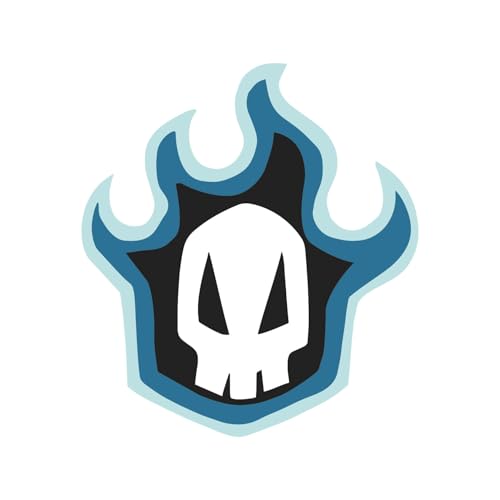 VALKYNEA Aufnäher zum Aufbügeln, DTF, inspiriert von Anime, Fan Art/Bleach, Logo, hohler Schädel/DTF Patch VALKYNEA Aufnäher zum Aufbügeln, DTF, inspiriert von Anime, Fan Art/Bleach, Logo, hohler Schädel/DTF Patch von Valkynea
