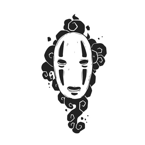 VALKYNEA Aufnäher zum Aufbügeln, DTF, inspiriert von Anime, Fan Art/Ghibli, kein Gesicht, ohne Gesicht, DTF Patch VALKYNEA Aufnäher zum Aufbügeln, DTF, inspiriert von Anime, Fan Art/Ghibli, kein Gesicht, ohne Gesicht, DTF Patch von Valkynea