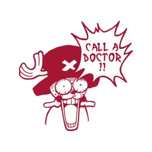 VALKYNEA Aufnäher zum Aufbügeln, DTF, inspiriert von Anime Fan Art/OP CHOPPER Call a Doctor/DTF Patch, Rot VALKYNEA Aufnäher zum Aufbügeln, DTF, inspiriert von Anime Fan Art/OP CHOPPER Call a Doctor/DTF Patch, Rot von Valkynea