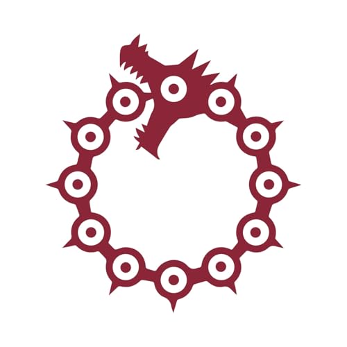 VALKYNEA Aufnäher zum Aufbügeln, DTF, inspiriert von Anime Fan Art / 7 Sieben Todsünden, Logo, DTF Patch, Rot VALKYNEA Aufnäher zum Aufbügeln, DTF, inspiriert von Anime Fan Art / 7 Sieben Todsünden, Logo, DTF Patch, Rot von Valkynea