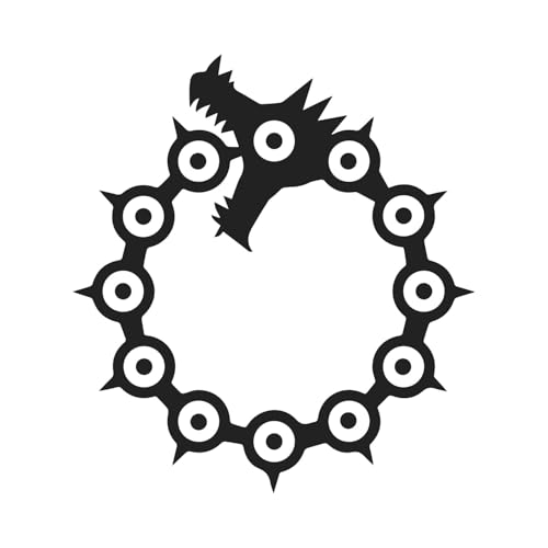 VALKYNEA Aufnäher zum Aufbügeln, DTF, inspiriert von Anime Fan Art / 7 Sieben Todsünden, Logo, DTF Patch, Schwarz VALKYNEA Aufnäher zum Aufbügeln, DTF, inspiriert von Anime Fan Art / 7 Sieben Todsünden, Logo, DTF Patch, Schwarz von Valkynea