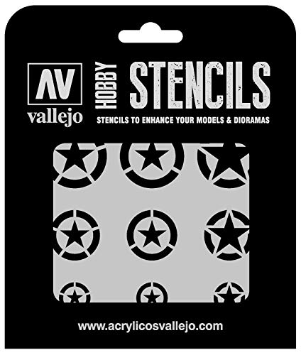 (VALST-AIR004) – AV Vallejo Stencils – USAF Marks 1:32, 1:48 & 1:72 von Vallejo