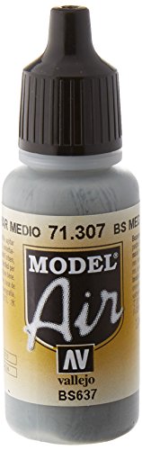 AV Vallejo (Modell Air 17 ml – BS Medium Sea Grey AV Vallejo (Modell Air 17 ml – BS Medium Sea Grey von Vallejo
