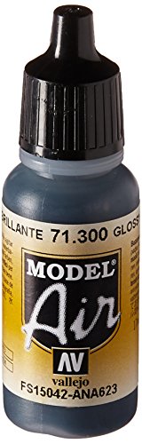 AV Vallejo (Modell Air 17 ml – Glänzend Meer blau von Vallejo