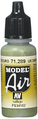 AV Vallejo (Modell Air 17 ml – US Dark Grün von Vallejo