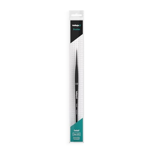 Vallejo Pinzel Detail B02050 Round Synthetic Brush No. 5/0, 16 cm, Schwarz, Kunststoff, Miniatur-Möbel, Miniaturmöbel, Bürste, praktisch Vallejo Pinzel Detail B02050 Round Synthetic Brush No. 5/0, 16 cm, Schwarz, Kunststoff, Miniatur-Möbel, Miniaturmöbel, Bürste, praktisch von Vallejo