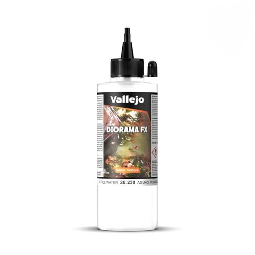 Vallejo Modellierfarbe, 200 ml, Wassereffekte Still Water von Vallejo