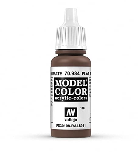 Vallejo, Model Color, Acrylfarbe, 17 ml Flachbraun von Vallejo