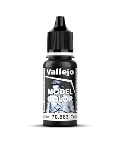 Vallejo, Model Color, Acrylfarbe, 17 ml Metallic Gunmetal Grey Vallejo, Model Color, Acrylfarbe, 17 ml Metallic Gunmetal Grey von Vallejo