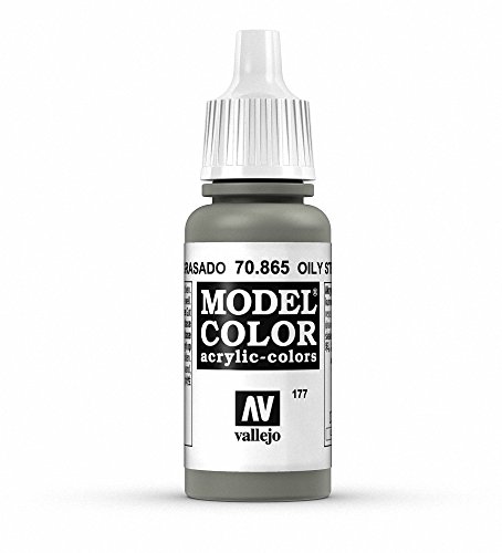 Vallejo, Model Color, Acrylfarbe, 17 ml Metallic Ölstahl von Vallejo