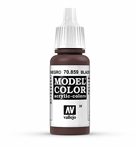 Vallejo Model Color 17 ml Acrylic Paint - Black Red/Cadmium Brown von Vallejo