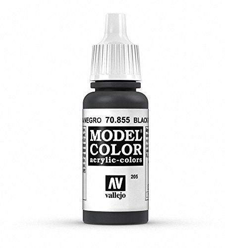 Vallejo, Model Color, Acrylfarbe, 17 ml Schwarze Glasur von Vallejo