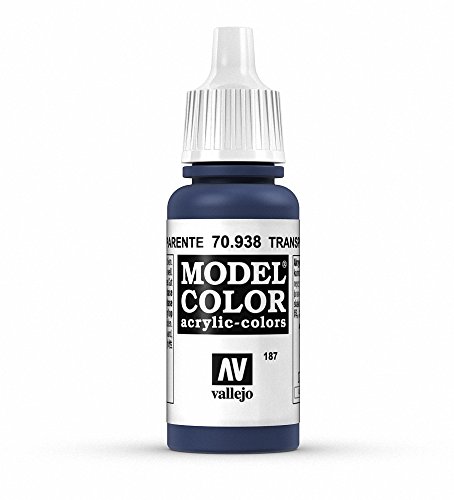 Vallejo, Model Color, Acrylfarbe, 17 ml Trans Blue Vallejo, Model Color, Acrylfarbe, 17 ml Trans Blue von Vallejo