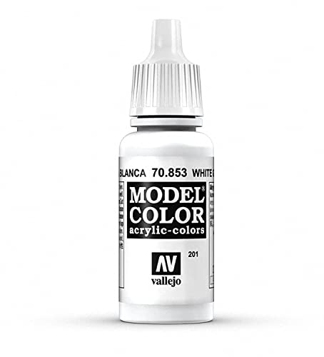 Vallejo, Model Color, Acrylfarbe, 17 ml Weiß glasiert von Vallejo