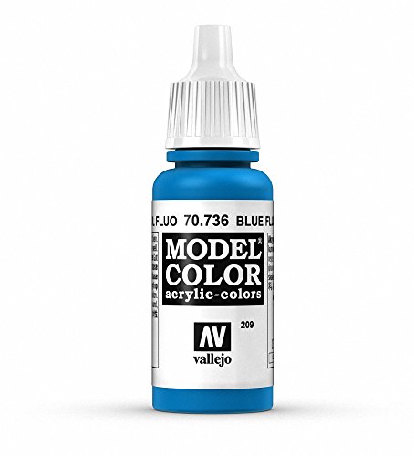 Vallejo, Model Color, Acrylfarbe, 17 ml blau - fluorescent blue Vallejo, Model Color, Acrylfarbe, 17 ml blau - fluorescent blue von Vallejo