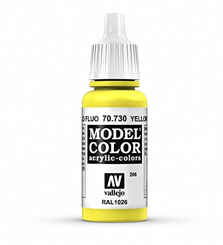 Vallejo, Model Color, Acrylfarbe, 17 ml fluoreszierendes gelb von Vallejo