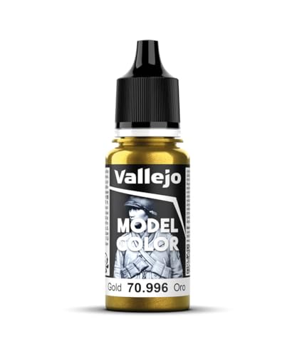 Vallejo, Model Color, Acrylfarbe, 17 ml gold-metallic Vallejo, Model Color, Acrylfarbe, 17 ml gold-metallic von Vallejo