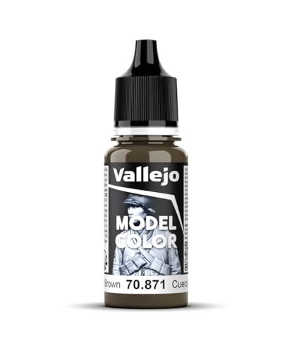 Vallejo, Model Color, Acrylfarbe, 17 ml lederbraun von Vallejo