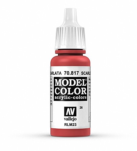 Vallejo, Model Color, Acrylfarbe, 17 ml scharlachrot von Vallejo