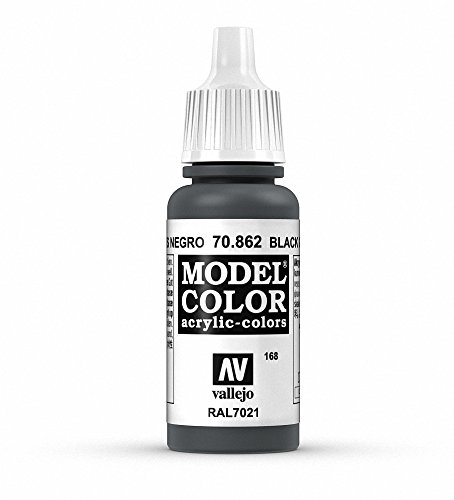 Vallejo, Model Color, Acrylfarbe, 17 ml schwarz grau von Vallejo