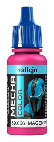 Vallejo (17 ml "AV Mecha Farbe Acryl Airbrush Farbe – - Magenta Fluorescent von Vallejo