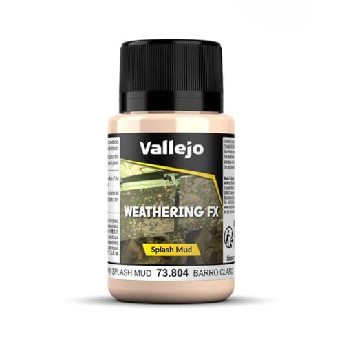 Vallejo (40 ml "LIGHT BRAUN Splash Mud" Verwitterung Effekt Flasche von Vallejo