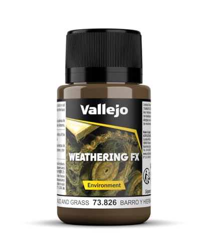 Vallejo 40 ml "Schlamm- und Graseffekt" Verwitterungseffekt-Flasche, Braun Vallejo 40 ml "Schlamm- und Graseffekt" Verwitterungseffekt-Flasche, Braun von Vallejo