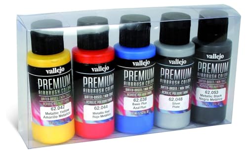 Vallejo 062103 Farbset, Metallic, 5 x 60 ml, Beige Vallejo 062103 Farbset, Metallic, 5 x 60 ml, Beige von Vallejo