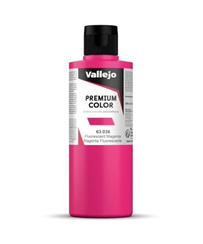 Vallejo 063036 Magenta, Fluoreszierend, 200 ml, 1 Count (Pack of 1) von Vallejo