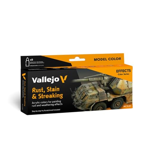 Vallejo 070183 Farbset, Rost & Schmutz, 8x17ml von Vallejo
