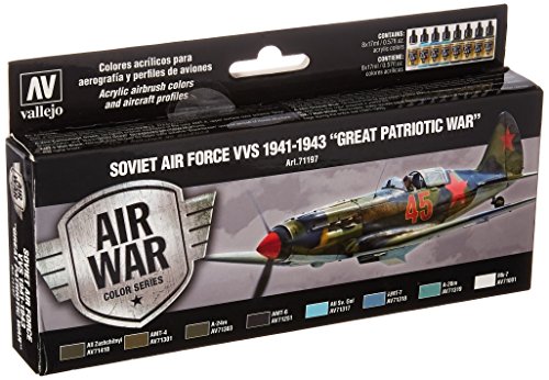 Vallejo Model Set Soviet Air Force VVS 1941 to 1943 Airbrush Farbe Vallejo Model Set Soviet Air Force VVS 1941 to 1943 Airbrush Farbe von Vallejo