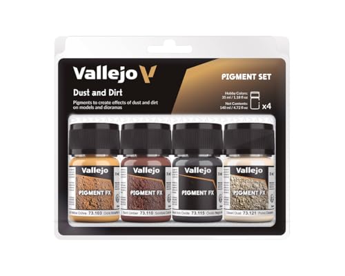 Vallejo 073190 Pigment-Set Staub und Schmutz von Vallejo