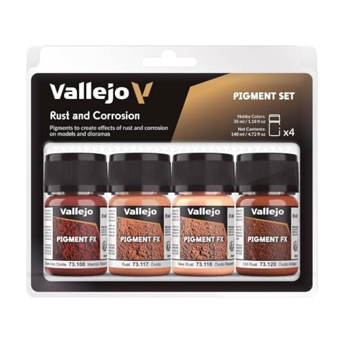 Vallejo 073194 Pigment-Set Rost und Korrosion von Vallejo