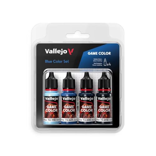 Farb-Set Blau, 4X 18 ml Farb-Set Blau, 4X 18 ml von Vallejo