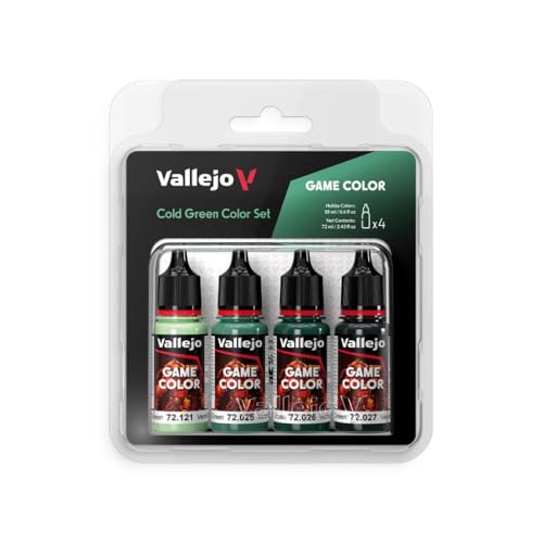 Farb-Set Kalt-Grün, 4X 18 ml Farb-Set Kalt-Grün, 4X 18 ml von Vallejo