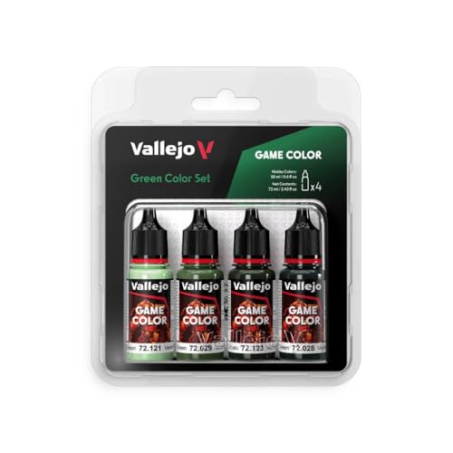 Farb-Set Grün, 4X 18 ml Farb-Set Grün, 4X 18 ml von Vallejo