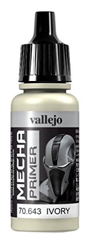 Vallejo 17 ml "AV Mecha Color" Acrylic Airbrush Colour - Ivory Primer von Vallejo