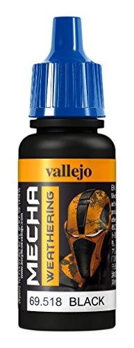 Vallejo AV Mecha Acryl-Farbe für Airbrush, 17 ml Black Wash Vallejo AV Mecha Acryl-Farbe für Airbrush, 17 ml Black Wash von Vallejo