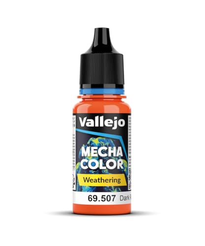 Vallejo AV Mecha Acryl-Farbe für Airbrush, 17 ml Dark Rust Wash von Vallejo