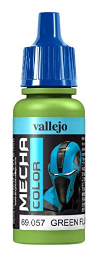 Vallejo AV Mecha Acryl-Farbe für Airbrush, 17 ml Green Fluorescent Vallejo AV Mecha Acryl-Farbe für Airbrush, 17 ml Green Fluorescent von Vallejo