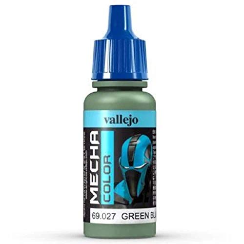 Vallejo AV Mecha Acryl-Farbe für Airbrush, 17 ml Grün-blau von Vallejo