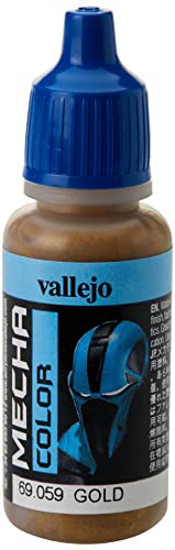 Vallejo AV Mecha Acryl-Farbe für Airbrush, 17 ml gold Vallejo AV Mecha Acryl-Farbe für Airbrush, 17 ml gold von Vallejo