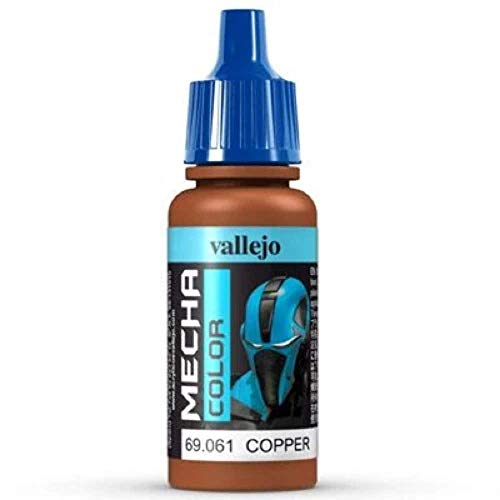 Vallejo AV Mecha Acryl-Farbe für Airbrush, 17 ml kupfer Vallejo AV Mecha Acryl-Farbe für Airbrush, 17 ml kupfer von Vallejo