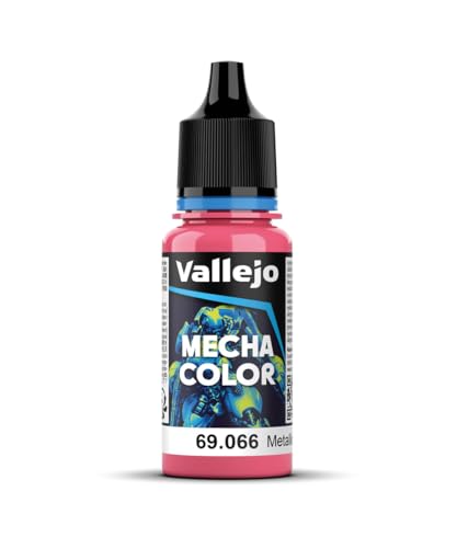 Vallejo AV Mecha Acryl-Farbe für Airbrush, 17 ml rot metallic von Vallejo