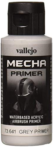Vallejo AV Mecha Acryl-Farbe für Airbrush, 60 ml, Grey Primer, 60 ml von Vallejo