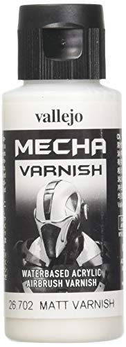 Vallejo AV Mecha Acryl-Farbe für Airbrush, 60 ml, Matt Varnish, 60 ml von Vallejo