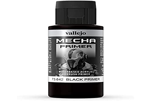 Vallejo AV Mecha Acryl-Farbe für Airbrush, 60 ml 60 ml Black Primer Vallejo AV Mecha Acryl-Farbe für Airbrush, 60 ml 60 ml Black Primer von Vallejo