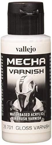 Vallejo AV Mecha Acryl-Farbe für Airbrush, Gloss Varnish, 60 ml von Vallejo