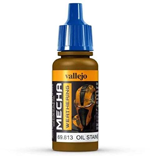 Vallejo AV Mecha Acryl-Farbe für Airbrush 17 ml Gloss Oil Stains Vallejo AV Mecha Acryl-Farbe für Airbrush 17 ml Gloss Oil Stains von Vallejo